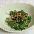 umemodoki's cooksnap of when they made 簡単美味しい❢オクラの梅おかか和え.