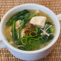 あーこ姐's cooksnap of when they made 小松菜と豆腐とエノキのお味噌汁♪.
