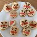 Mieまま's cooksnap of when they made ちびっこおやつ☆アンパンマンプチサンド.