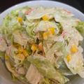 ゆるмαмα's cooksnap of when they made 子供大好き！レタスとカニカマのマヨサラダ.