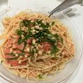 nonchi＊'s cooksnap of when they made ●マヨラー必見！！明太マヨ冷製パスタ●.