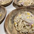papikun's cooksnap of when they made 魚肉ソーセージと白菜のクリームパスタ.