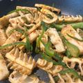 22mikmikneko's cooksnap of when they made たけのことピーマンの生姜醤油おかか和え♪.