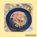 みかかめ's cooksnap of when they made ツナ缶とカニかま&春雨白菜サラダ♬.