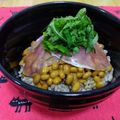 カリーナ's cooksnap of when they made 簡単♡生ハム納豆ごはん.