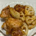 さきあ's cooksnap of when they made れんこんと鶏肉の甘酢炒め.
