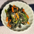 ちゃちゅ2's cooksnap of when they made ＊ほうれん草とにんじんのごま和え＊.
