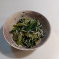 クックVNZV99☆'s cooksnap of when they made 小松菜と釜揚げしらすの　パリパリサラダ　.