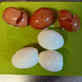 ひっこ's cooksnap of when they made 道具は不要☆簡単むきやすい茹で卵の作り方.