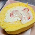momosuan's cooksnap of when they made ふわふわしっと～りロールケーキ.