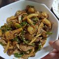☆minakoro☆'s cooksnap of when they made ご飯が進むエリンギピーマン豚肉の甘辛炒め.