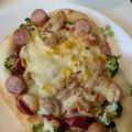 riekuma_99's cooksnap of when they made HBで✿簡単さくさくピザ生地～♬.