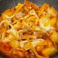 cielnatsu's cooksnap of when they made フライパンでチーズタッカルビ.