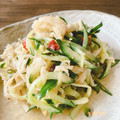 あっちゃんキッチン♪'s cooksnap of when they made 切り干し大根ときゅうりの酢の物.