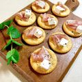 いなばっくす☆'s cooksnap of when they made 生ハム＆クリチ♡オンザリッツ♡.