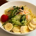 しーてっぷ's cooksnap of when they made 簡単！バナナんのせるだけサラダ.