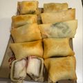YesYU's cooksnap of when they made 激うまっ☆生ハムと大葉の餅入り春巻き.