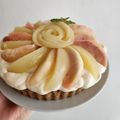 めい's cooksnap of when they made 安価でも豪華！2タイプ選べる❀桃のタルト.