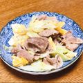 vabochan's cooksnap of when they made 春キャベツと豚肉と卵の中華マヨネーズ炒め.