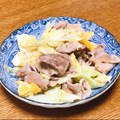vabochan's cooksnap of when they made 春キャベツと豚肉と卵の中華マヨネーズ炒め.