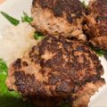 Blue's cooksnap of when they made ★びっくりのハンバーグ★.