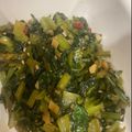 ディナーカレー's cooksnap of when they made ごはんのお供☆かぶの葉のピリ辛炒め.