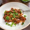 はっぴぃろった's cooksnap of when they made フレッシュトマトと挽肉の夏ドライカレー.