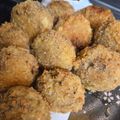 ゆるмαмα's cooksnap of when they made お弁当◎キャベツ☆豚挽肉☆簡単メンチカツ.