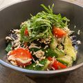 ★うし★'s cooksnap of when they made 止まらない！きゅうりとしらすと海苔サラダ.