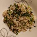 ベティ３'s cooksnap of when they made ごま油香る小松菜と豚ひき肉のチャーハン.