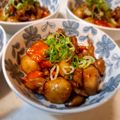 mhnakaki's cooksnap of when they made 里いもと豚肉の照り焼き　ＪＡいるま野.