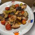 ミアンミアン's cooksnap of when they made 鶏肉と茄子トマトのポン酢炒め.
