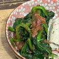 記念樹's cooksnap of when they made ほうれん草と梅のお浸し.
