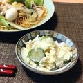 あず7225's cooksnap of when they made キャベツときゅうりのごまマヨサラダ.