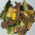 さかきん2000's cooksnap of when they made 牛肉と小松菜のふわたまオイスター炒め♩.