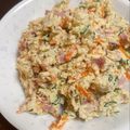 あやママ99's cooksnap of when they made 居酒屋さんの☆おから野菜マヨ味噌サラダ♪.