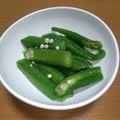 えりこ82☆'s cooksnap of when they made おくらだけ！柚子胡椒でピリッとおつまみ♫.