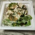 めぐ＊ぴぃ's cooksnap of when they made 毎日の納豆●水菜＆きなこのサラダと.