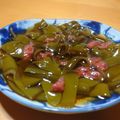 ちくわ君's cooksnap of when they made 茎わかめの梅ポン酢和え.