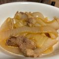 ちょこぼえ☆'s cooksnap of when they made ❁新玉ねぎと豚肉のとろ～り炒め煮❁.