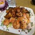 碧家の食卓's cooksnap of when they made ひな祭りやお花見に【海老のあられ揚げ】.