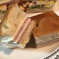 Ruriluru's cooksnap of when they made サンドイッチ　ハム×チーズ.