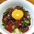 YCHキッチン's cooksnap of when they made 簡単★漬けマグロの山かけ丼.
