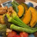 りせと's cooksnap of when they made 鶏肉と夏野菜の揚げびたし.