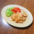 もふもふクロさん's cooksnap of when they made 簡単節約☆鶏胸肉の生姜焼き。.