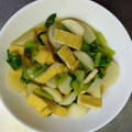 mi_co22's cooksnap of when they made 超簡単☆カブと油揚げの煮物.