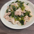 しゅい6's cooksnap of when they made わかめと豚肉のごま油風味炒め.