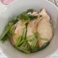 ＋ききらら＋'s cooksnap of when they made 鶏胸肉と葱のにゅうめん.