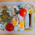 柴犬のお顔☆'s cooksnap of when they made お弁当に！レンジで簡単ハムエッグ♪.