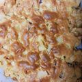 クックEYFBPQ☆'s cooksnap of when they made HMで☆りんごとさつまいもの天板ケーキ.